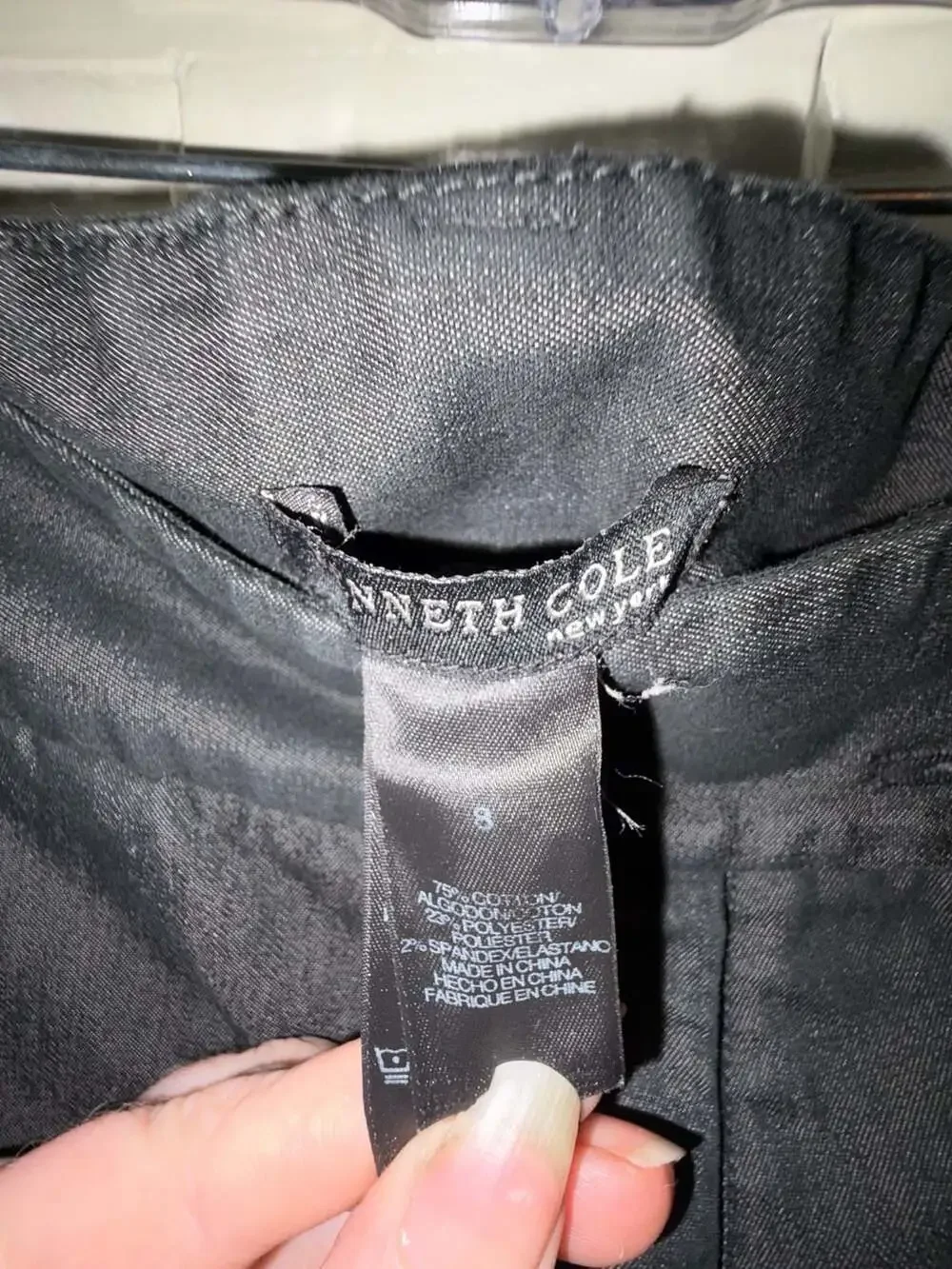 Kenneth Cole New York Women's Black Wide Leg Dress Pants Size 8
